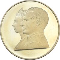 مدال نقره 200 ریال جشنهای 2500 ساله 1350 - PF64 - محمد رضا شاه