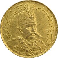 سکه طلا 1 تومان 1316 تصویری - MS62 - مظفرالدین شاه