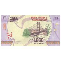 اسکناس 1000 آریاری بدون تاریخ (2017) جمهوری چهارم - AHR - تک - UNC64 - ماداگاسکار