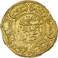 سکه طلا پولکی امام رضا (ع) - ضرب مشهد - کوچک - UNC - قاجار