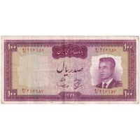 اسکناس 100 ریال 1342 - تک - VF30 - محمد رضا شاه