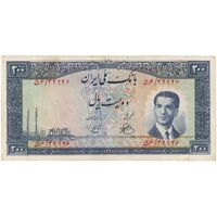 اسکناس 200 ریال 1330 - تک - EF45 - محمد رضا شاه