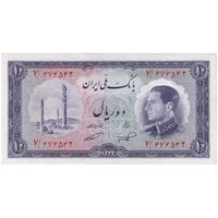 اسکناس 10 ریال 1333 - تک - UNC63 - محمد رضا شاه