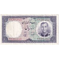 اسکناس 10 ریال 1340 - تک - EF40 - محمد رضا شاه
