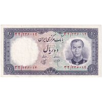 اسکناس 10 ریال 1340 - تک - AU50 - محمد رضا شاه