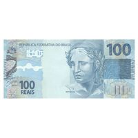 اسکناس 100 رئال 2010 (2023-2025) جمهوری فدراتیو - FH, RCN - تک - AU58 - برزیل
