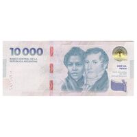اسکناس 10000 پزو بدون تاریخ (2024) جمهوری فدرال - تک - UNC64 - آرژانتین