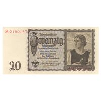 اسکناس 20 مارک 1948 جمهوری دموکراتیک - تک - UNC64 - آلمان