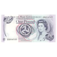 اسکناس یک پوند بدون تاریخ (2009) الیزلبت دوم - Shimmin - تک - UNC63 - انگلستان (جزیره من)