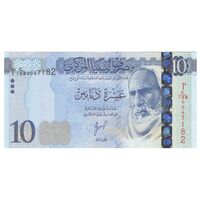اسکناس 10 دینار بدون تاریخ (2025) دولت لیبی - NMIB - تک - UNC63 - لیبی