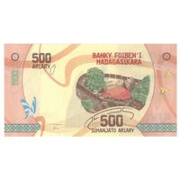 اسکناس 500 آریاری بدون تاریخ (2017) جمهوری چهارم - Rasolofondraibe - تک - UNC64 - ماداگاسکار