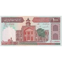 اسکناس 1000 ریال (ایروانی - قاسمی) فیلیگران فهمیده با خط یقه - تک - UNC60 - جمهوری اسلامی