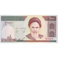 اسکناس 1000 ریال (محمدخان - نوربخش) - تک - UNC62 - جمهوری اسلامی
