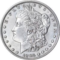 سکه یک دلار 1896 مورگان - UNC - آمریکا