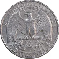 سکه کوارتر دلار 1996P واشنگتن - AU50 - آمریکا
