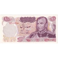 اسکناس 100 ریال 1350 - تک - UNC62 - محمد رضا شاه