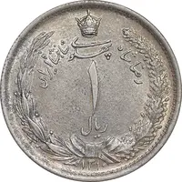 سکه 1 ریال 1310 - MS61 - رضا شاه