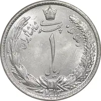 سکه 1 ریال 1313 - MS63 - رضا شاه