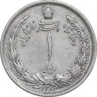 سکه 1 ریال 1313 - EF40 - رضا شاه