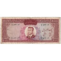 اسکناس 1000 ریال 1341 - تک - VF20 - محمد رضا شاه