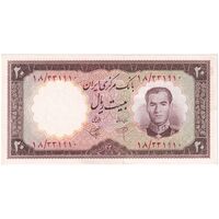 اسکناس 20 ریال 1340 - تک - UNC62 - محمد رضا شاه