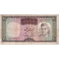 اسکناس 20 ریال (آموزگار - سمیعی) - تک - VF20 - محمد رضا شاه