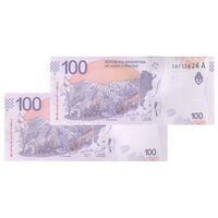 اسکناس 100 پزو بدون تاریخ (2018-2019) جمهوری فدرال - جفت - UNC61 - آرژانتین