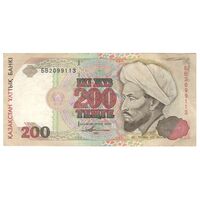 اسکناس 200 تنگه 1993 جمهوری - تک - EF45 - قزاقستان