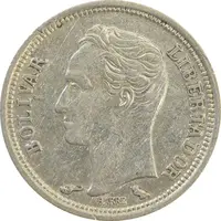 سکه 25 سنتیمو 1960 - AU55 - ونزوئلا