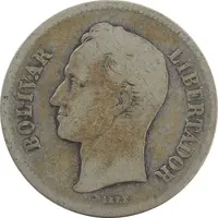 سکه 2 بولیوار 1922 - VF20 - ونزوئلا
