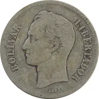 سکه 2 بولیوار 1935 - VF30 - ونزوئلا