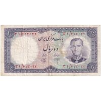 اسکناس 10 ریال 1340 - تک - VF30 - محمد رضا شاه