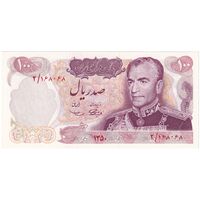 اسکناس 100 ریال 1350 - تک - UNC62 - محمد رضا شاه