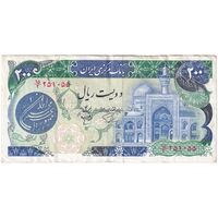 اسکناس 200 ریال (اردلان - مولوی) بدون فیلیگران - تک - EF40 - جمهوری اسلامی