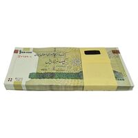 بسته اسکناس 100000 ریال (حسینی - بهمنی) نخ نوع 1 - UNC - جمهوری اسلامی