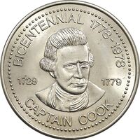 مدال 200 امین سالگرد کاپیتان جیمز کوک 1978 - MS66 - کانادا