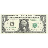 اسکناس 1 دلار 2013 جمهوری فدرال - F (آتلانتا) - تک - UNC64 - آمریکا