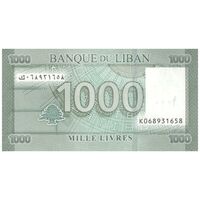 اسکناس 1000 لیره 2016 جمهوری - تک - AU58 - لبنان