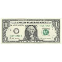 اسکناس 1 دلار 2017 جمهوری فدرال - B (نیویورک) - تک - UNC64 - آمریکا