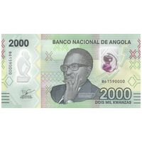 اسکناس 2000 کوانزا 2023 جمهوری - تک - UNC63 - آنگولا