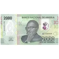 اسکناس 2000 کوانزا 2023 جمهوری - تک - UNC64 - آنگولا