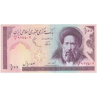 اسکناس 100 ریال (نوربخش - عادلی) - تک - UNC - جمهوری اسلامی
