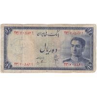 اسکناس 10 ریال سری سوم - تک - F15 - محمد رضا شاه