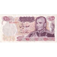 اسکناس 100 ریال 1350 - تک - EF40 - محمد رضا شاه