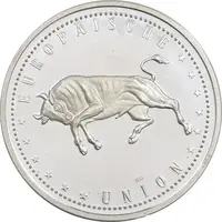 مدال نقره یادبود 50 سالگی جایزه بین المللی شارلمانی - PF61 - آلمان