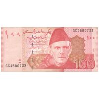 اسکناس 100 روپیه 2012 جمهوری اسلامی - تک - EF45 - پاکستان