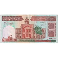 اسکناس 1000 ریال (نمازی - نوربخش) شماره کوچک - تک - AU53 - جمهوری اسلامی