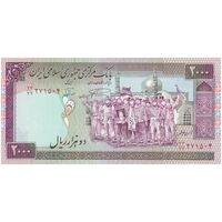 اسکناس 2000 ریال (نمازی - نوربخش) فیلیگران امام - تک - UNC63 - جمهوری اسلامی