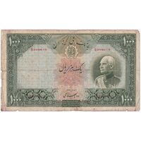 اسکناس 1000 ریال شماره لاتین - VF25 - رضا شاه