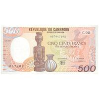 اسکناس 500 فرانک 1986 جمهوری - تک - UNC65 - کامرون